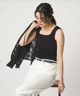 UNITED ARROWS green label relaxing デコルテ フライス タンクトップ 抗菌 ユナイテッドアローズ グリー…