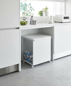 tower tower(タワー)蓋付き目隠し分別ダストワゴン タワー 45L 2分別 オーサムコレクト インテリア・生活雑貨 ゴミ箱・ダストボックス ブラック ホワイト【送料無料】