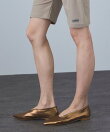 ソフトレザーフラットシューズ