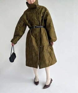 EDIT.FOR LULU 【ne Quittez pas/ヌキテパ】POLY DUPION FLOWER EMBROI エディット フォー ルル ジャケット・アウター ブルゾン・ジャンパー カーキグリーン ホワイト【送料無料】