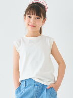 coca キッズ クルーネックタンクトップ コカ トップス ノースリーブ・タンクトップ ホワイト パープル グ…