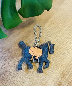 Why (W)ハーネスホースチャーム ホワイ ファッション雑貨 チャーム・キーチェーン ブルー ピンク ベージュ カーキグリーン イエロー ホワイト ブラック ブラウン パープル グリーン ネイビー【送料無料】