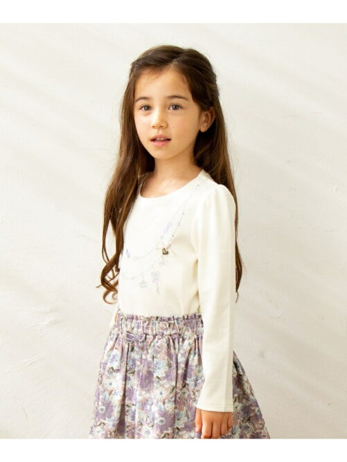 Any Fam 140 150cm ネックレス風モチーフ 長袖トップス Rakuten Fashion 楽天ファッション 旧楽天ブランド アベニュー Bt8463