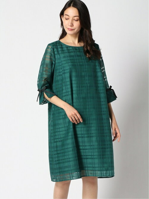 Ranan シャドーチェック袖リボンワンピース Rakuten Fashion 楽天ファッション 旧楽天ブランドアベニュー Cc0463
