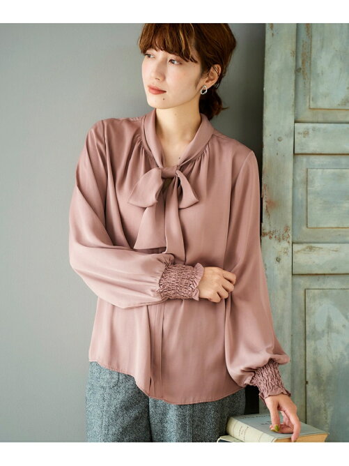 Le Coeur Blanc 2wayヴィンテージサテンボウタイブラウス Rakuten Fashion 楽天ファッション 旧楽天ブランドアベニュー Cd7463