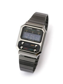 【SALE／30%OFF】NANO universe CASIO/A-100 ナノユニバース アクセサリー・腕時計 腕時計 ブラック【送料無料】