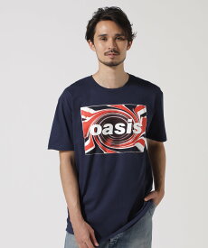 BEAVER OASIS/オアシス UNION JACK S/S TEE ユニオンジャックTシャツ ビーバー トップス カットソー・Tシャツ ネイビー【送料無料】