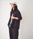 【SALE／10%OFF】COMME CA ISM ウールライク ショートポイントカラー 長袖シャツ コムサイズム トップス シャツ・ブラ…