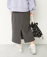 【SALE／34%OFF】devirock おめかし リブスリットスカート 子供服 キッズ 女の子 ウエストゴム スカート …