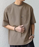 SHIPS any SHIPS any:＜吸水速乾＞Rapidry クルーネック スピンドル ポケット Tシャツ(セットアップ対応)…