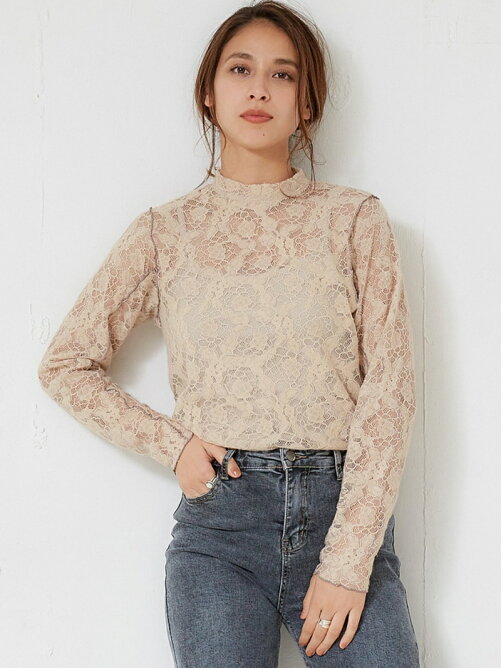 Unrelish メロー切り替えレーストップス Rakuten Fashion 楽天ファッション 旧楽天ブランドアベニュー Bt2464