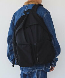 B:MING by BEAMS PACKING x B:MING by BEAMS / 別注 2ポケット バックパック ビーミング ライフストア バイ ビームス バッグ リュック・バックパック ブラック【送料無料】