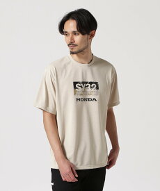 ROYAL FLASH SY32 by SWEET YEARS/HONDA COLLABORATION SY BOX ロイヤルフラッシュ トップス カットソー・Tシャツ ホワイト ブラック ベージュ【送料無料】