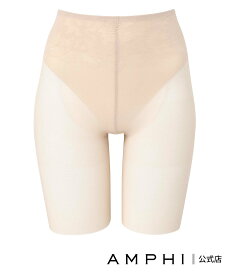 AMPHI 【シアーガードル】はきやすいのに,しっかりシェイプ ガードル(ロング丈) アンフィ インナー・ルームウェア ショーツ ブルー【送料無料】