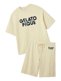 【SALE／30%OFF】gelato pique 【HOMME】スムーズィーliteロゴセットアップ ジェラートピケ トップス スウェット・トレーナー ネイビー【送料無料】