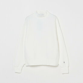 TICCA DOWNEY URAKE HIGHNECK PULL エリオポール トップス スウェット・トレーナー ホワイト グレー【送料無料】