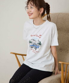 LEPSIM アソートプリントT レプシィム トップス カットソー・Tシャツ グレー ホワイト イエロー