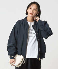 【SALE／50%OFF】UNITED ARROWS green label relaxing ツイル コクーン MA-1 ウォッシャブル 撥水 吸湿発熱 ユナイテッドアローズ グリーンレーベルリラクシング ジャケット・アウター MA-1 ネイビー グリーン【送料無料】