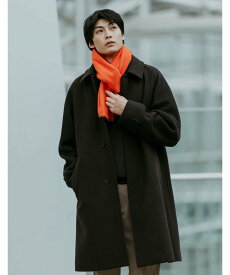 UNITED ARROWS green label relaxing SENTDALE WOOL ステンカラーコート ユナイテッドアローズ グリーンレーベルリラクシング ジャケット・アウター ステンカラーコート グレー ネイビー【送料無料】