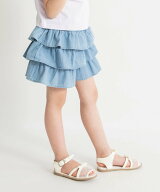 branshes フリルスカート風ショートパンツ ブランシェス パンツ その他のパンツ ベージュ ブルー ホワイ…