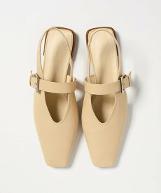 【SALE／50%OFF】ODETTE E ODILE インステップベルトバックベルト フラット10↑ オデット エ オディール シューズ・靴 パンプス ベージュ ブラック【送料無料】