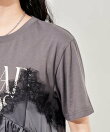 レースキャミ ドッキングTシャツ