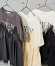 レースキャミ ドッキングTシャツ
