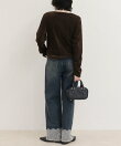 Dual Hem Lace Denim