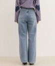 Dual Hem Lace Denim
