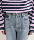 Dual Hem Lace Denim