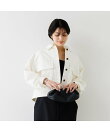 ショート丈ビッグフラップコクーンブルゾン