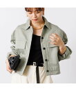 ショート丈ビッグフラップコクーンブルゾン