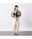 ショート丈ビッグフラップコクーンブルゾン
