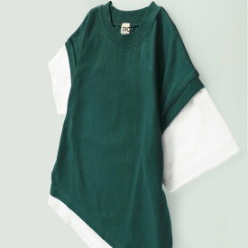 branshes 【WEB限定/DRC/お肌に嬉しい綿100%】ベストレイヤード半袖Tシャツ ブランシェス トップス カットソー・Tシャツ