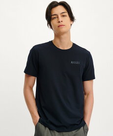 AIGLE UVカット 吸水速乾 プライムフレックス ワンポイントロゴ 半袖Tシャツ エーグル トップス カットソー・Tシャツ ブラック ホワイト ブルー【送料無料】