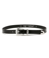 MANASTASH TORY LEATHER/3/4inch 3-Piece SilverBuckle SetBelt マナスタッシュ ファッション雑貨 ベルト…