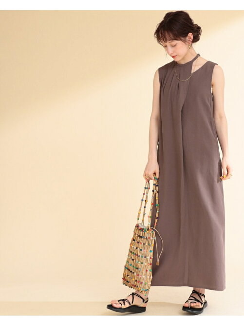 Beams Outlet Ray Beams アシメ ネック ノースリーブ ワンピース Rakuten Fashion 楽天ファッション 旧楽天ブランドアベニュー Eg3467