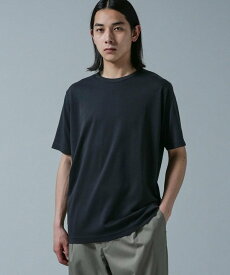 【SALE／50%OFF】NANO universe LB.04/「Commonuse」クルーネックスリムTシャツ ナノユニバース トップス カットソー・Tシャツ ブラック グレー ホワイト