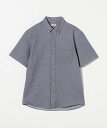 【SALE／30%OFF】BEAUTY&YOUTH UNITED ARROWS クイック シャンブレー ボタンダウン 半袖シャツ -ストレッチ 吸水速乾 - ビューティー＆ユース　ユナイテッドアローズ トップス シャツ・ブラウス ネイビー ホワイト【送料無料】
