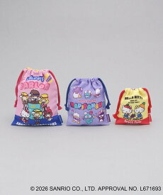 212 KITCHEN STORE 巾着3P SANRIO CHARACTERS ＜Sanrio サンリオ＞ トゥーワントゥーキッチンストア 福袋・ギフト・その他 その他