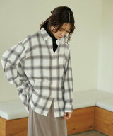 GLOBAL WORK ビエラチェックシャツ/797933 グローバルワーク トップス シャツ・ブラウス ホワイト ブラウ…