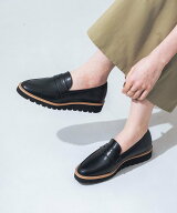 【SALE／22%OFF】EVOL コバコインローファー イーボル シューズ・靴 ローファー ブラック【送料無料】