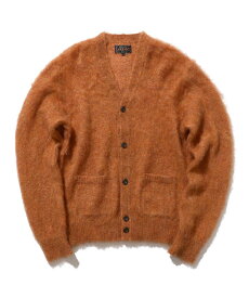 【SALE／40%OFF】BEAMS PLUS ストレッチ モヘヤ カーディガン ビームス メン トップス カーディガン ブラウン ブラック オレンジ ネイビー グリーン ベージュ【送料無料】