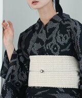 【SALE／10%OFF】utatane utatane 綿100% 渦編み半幅帯 生成 ウタタネ 着物・浴衣・和装小物 和装小物 ホ…