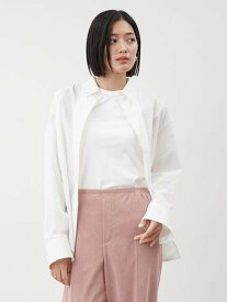 Mila Owen タブスリーブ釦ダウンシャツ ミラオーウェン トップス シャツ・ブラウス ホワイト【送料無料】