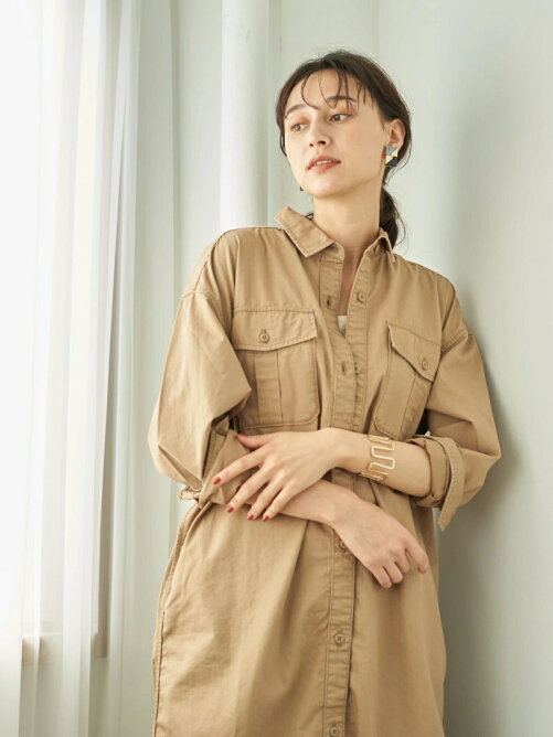 Earth Music Ecology Cotton Usaミリタリーシャツワンピース Rakuten Fashion 楽天ファッション 旧楽天ブランドアベニュー Bs2469