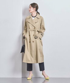 UNITED ARROWS コットンギャバ トレンチコート ユナイテッドアローズ ジャケット・アウター トレンチコート ベージュ【送料無料】