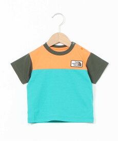 THE NORTH FACE THE NORTH FACE/NTB32338 ベビー ショートスリーブTNFグランドティー ストンプスタンプ トップス カットソー・Tシャツ グリーン パープル【送料無料】