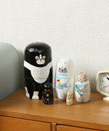 studio CLIP マトリョーシカ猫 スタディオクリップ インテリア・生活雑貨 オブジェ・置物・アート