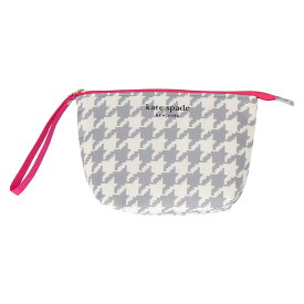 kate spade new york kate spade new york(ケイト・スペード ニューヨーク) ハンカチポーチ インターモードカワベ 財布・ポーチ・ケース ポーチ ホワイト ブラック グレー【送料無料】